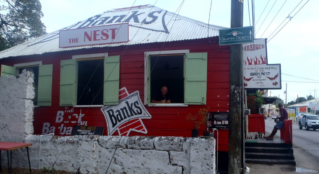 The Nest The Nest Rum Shack - They sell Banks beer. Of which we are great fans.