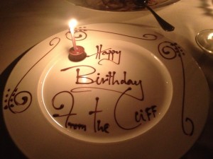 Birthday Plate from the Cliff