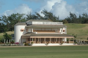 A polo clubhouse in Barbados
