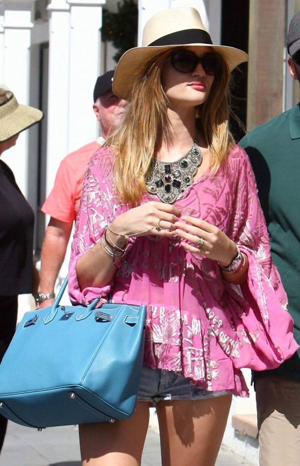 Rosie Huntington-Whiteley on Vacation in St Barts