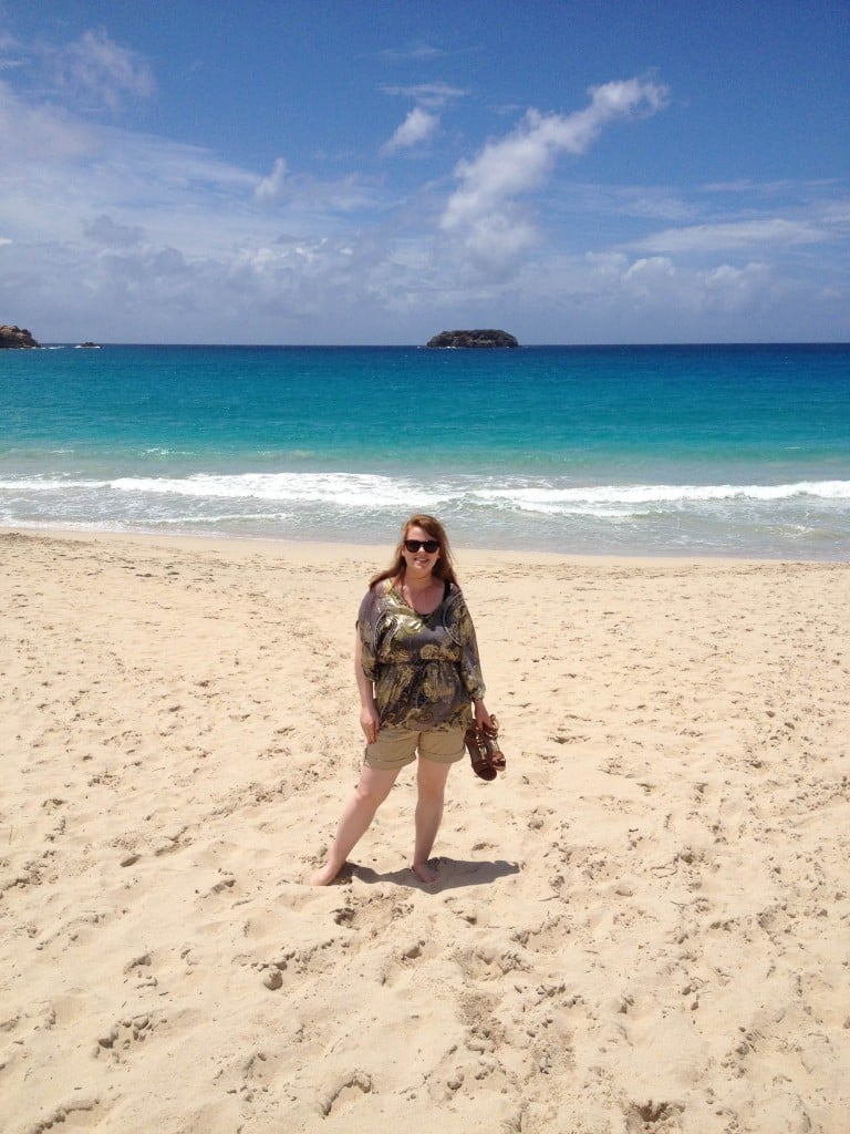 Our villa specialist on the pprowl for the best beach in St Barts