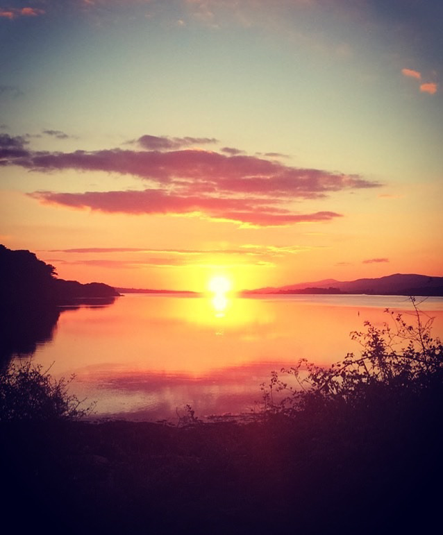 Sunsets in St Barts: The sun slowly burns itself into obscurity on the horizon