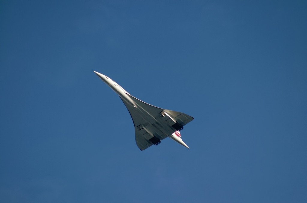 British Airways Concorde supersonic airplane