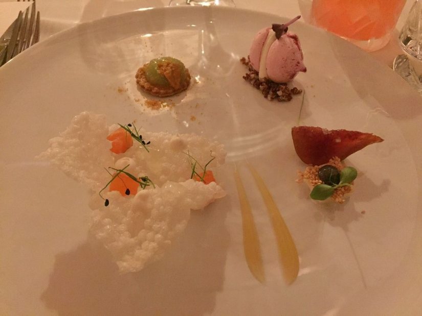 Chef's Welcome dish at Lofos restaurant at Eagles Palace Resort