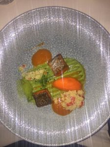 Salmon with Sesame seeds at Lofos