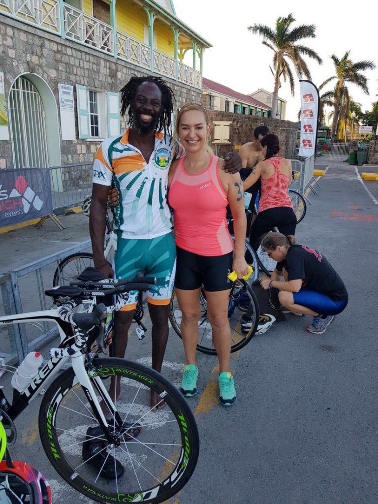 Alexandra and Reggie transition between race types