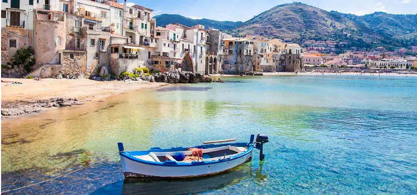 a baot in sicily