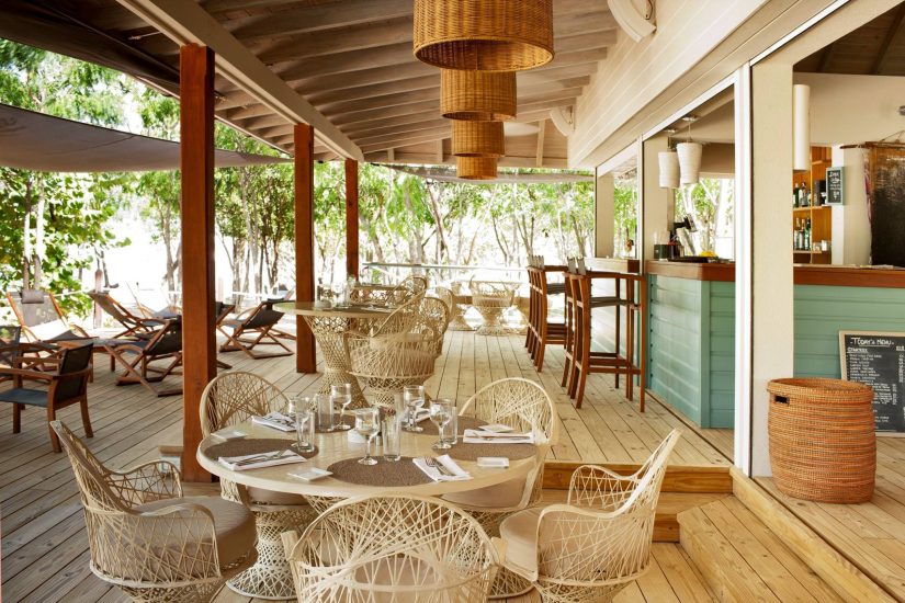 Photo of the dining area at Catherine's cafe in Antigua