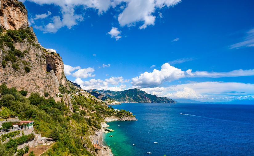 a beautiful view from the amalfi coast italy one of the best islands to visit