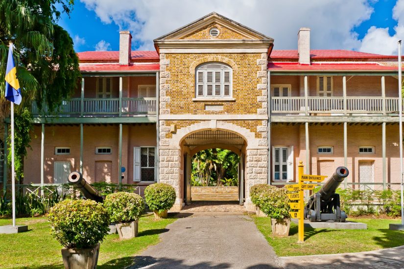 This enriching Barbados attraction, Museum & Historical Society, sits confidently on the green lawn with ancient canons at its entrance.