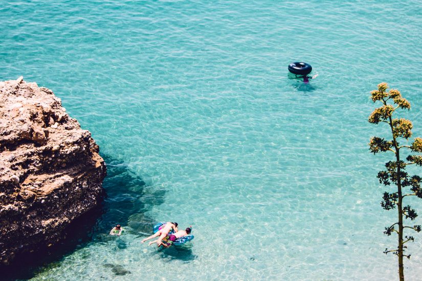 Mead Bay in Anguilla provides clear turquoise waters for the perfect conditions to go snorkeling