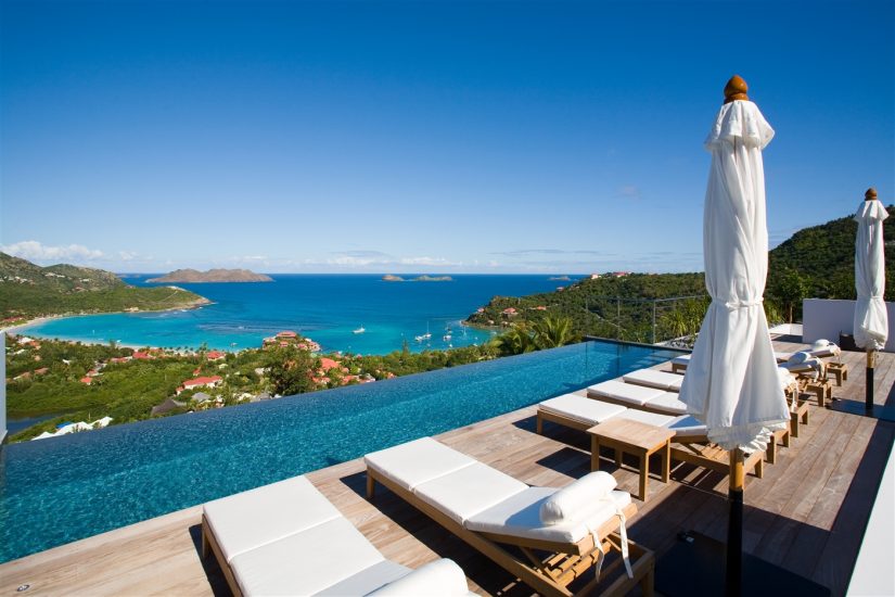 Enjoy the crystal clear weather from your St Barts Villa, as you start your Caribbean Vacation 