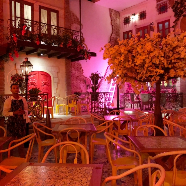Dine in this sophisticated restaurant, under the pink lights as you indulge in the fresh foods and tangy drinks This elegant punta cana restaurant is located in Blue mall, the perfect place to spend a day enjoying its endless options