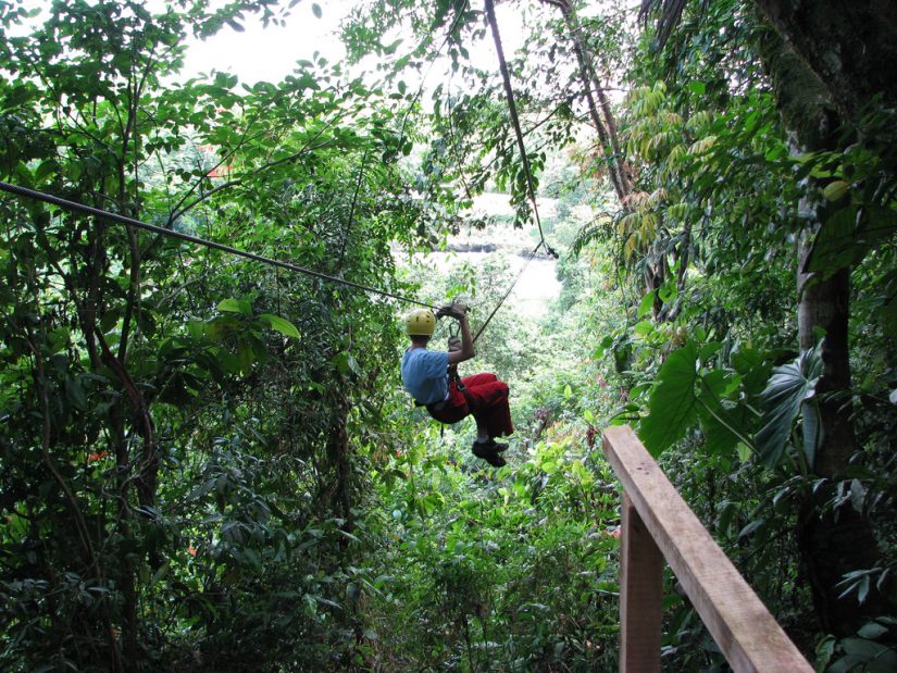 Venture out on an eco tour that takes in some of the most beautiful rainforests in the world or zip lining over waterfalls Costa Rica activities offer Eco Zip-lining through the jungles, enjoy this birds eye view of the lush landscape