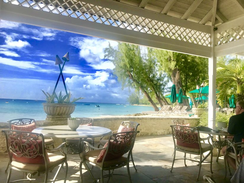 The View from the Coral Reef Club in Barbados