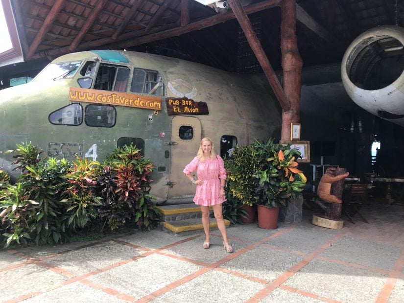 An interesting fact about Costa Rica is that there is a bar made from the remains of a crashed plane