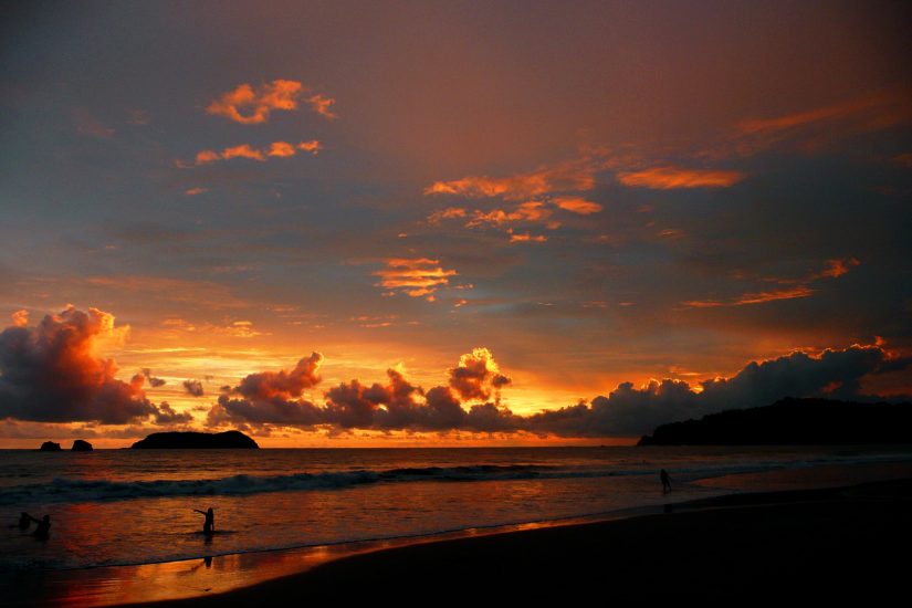 Watch the sun set and the sky burst into sparks of burnt amber and the night draws to an end. The beaches are some of the best places to visit in costa rica, overlooking the dazzling Pacific Ocean.