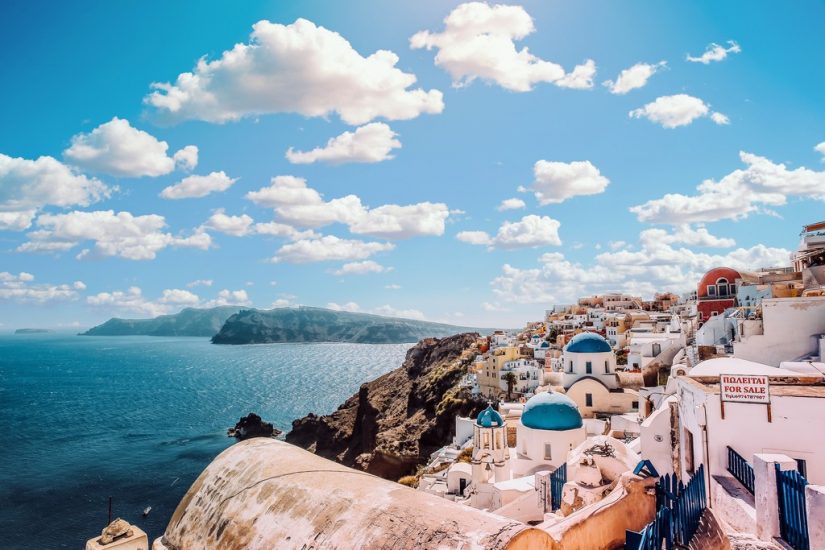 One of the best places to honeymoon is along the Amalfi coast in Italy, or perched overlooking the sea in Santorini 