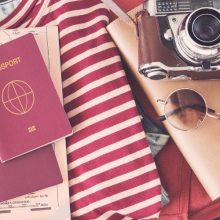 A suitcase packing and travel hacks