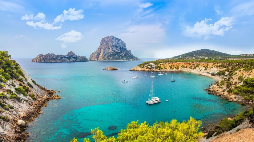 Views don't get much better than in Ibiza ibiza beach