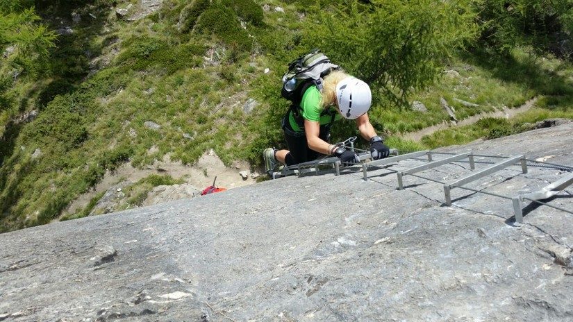 Alex mountain climbing Zermatt