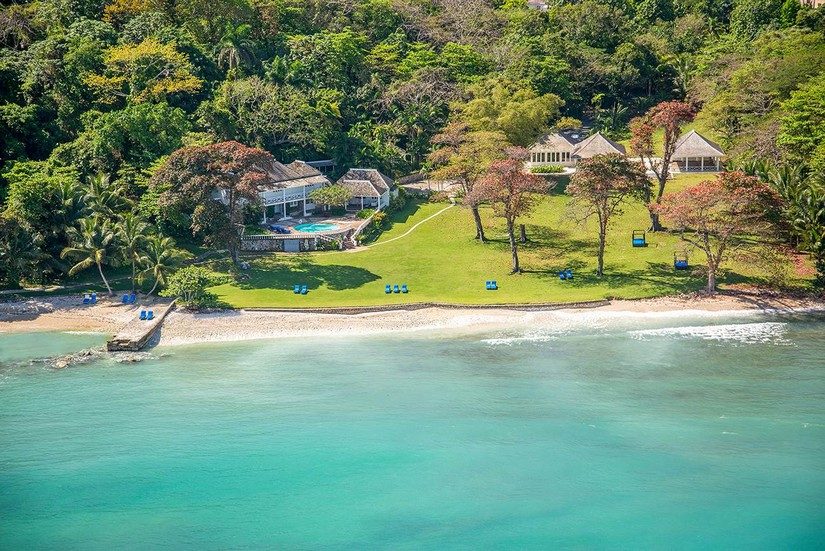 aerial view of the spa at round hill jamaica
