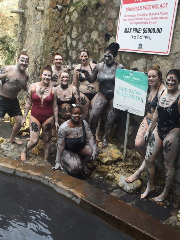 Paul at Mud Baths St Lucia