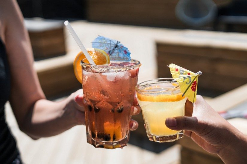 enjoy cocktails at Elvis beach bar in Sandy Ground Beach Anguilla