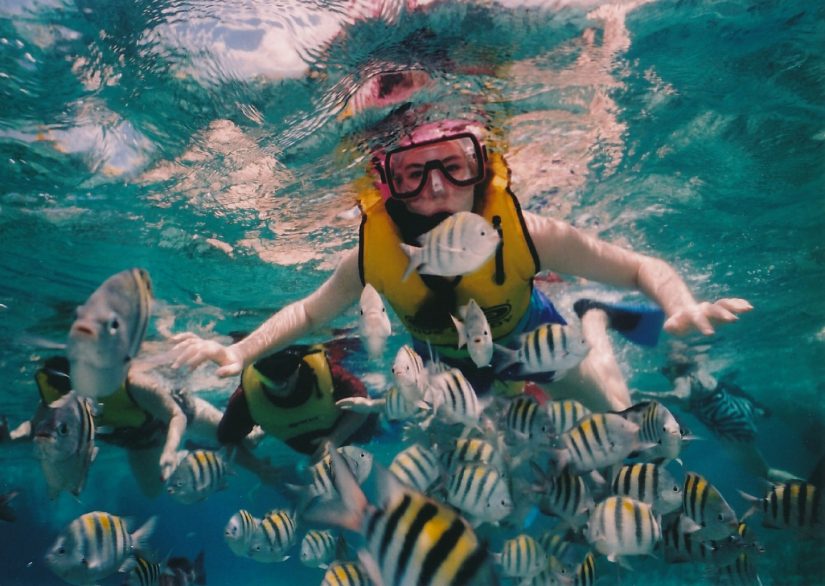 Reef snorkeling in Antigua 
