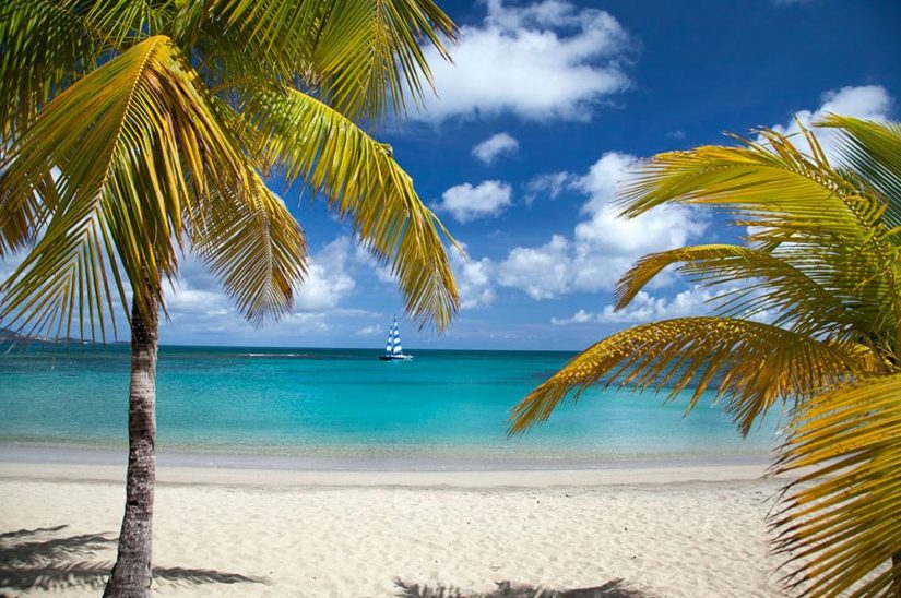 View of the beach in St. Croix, USVI