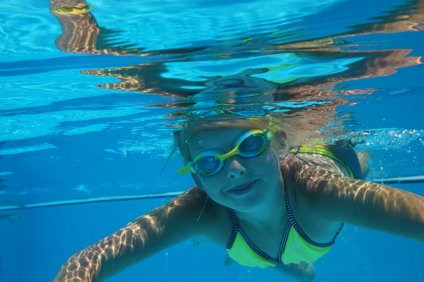 girl snorkeling in the Caribbean