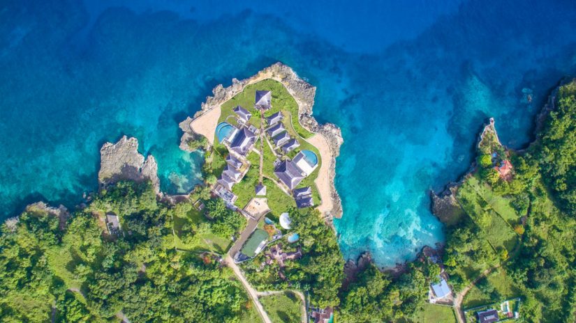 Aerial View of Ani Private Resort in the Dominican Republic