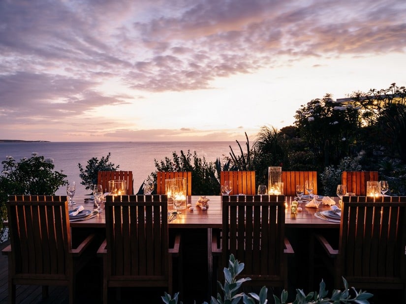 Outdoor dining at Ani Anguilla