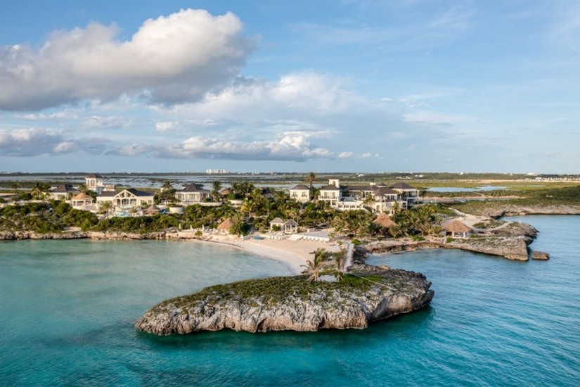 the beach at Emara, a vacation rental for large groups