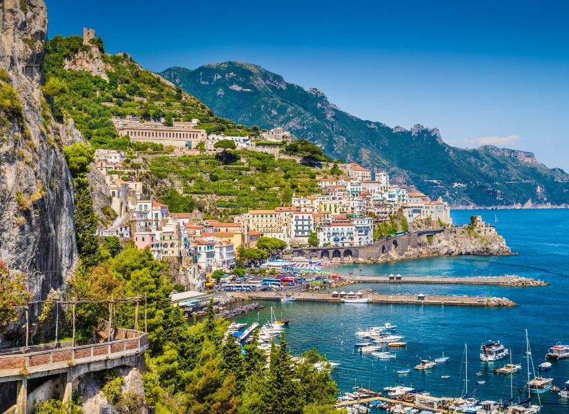 the amazing Amalfi Coast, one of the best places to go in 2024