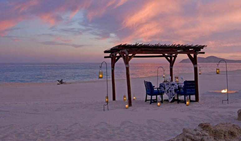 Dining on the Beach