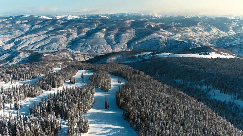 Snowy landscape in Colorado