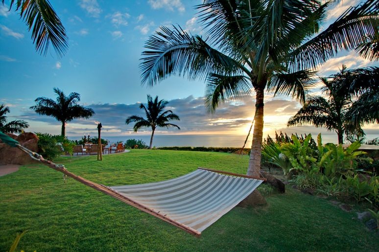 Hammock by the beach in Maui