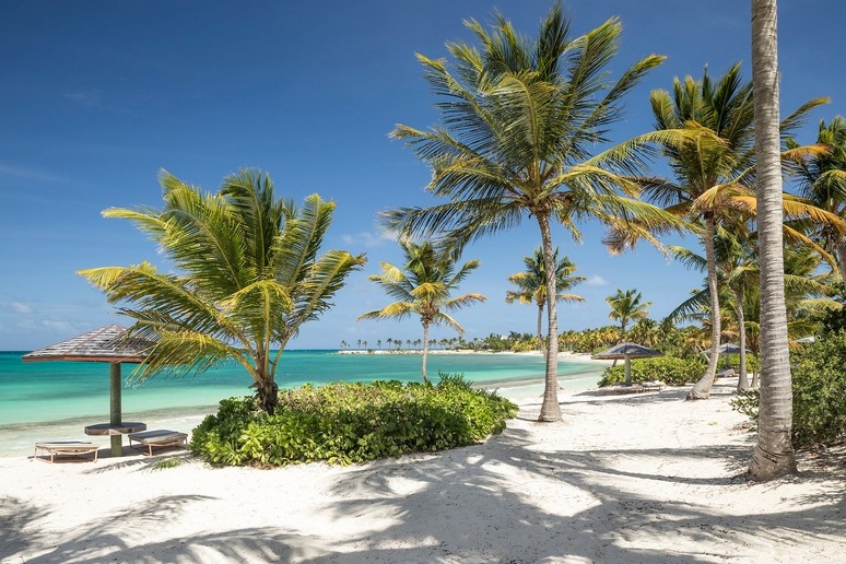 beach at Jumby Bay Antigua beach at Jumby Bay Antigua