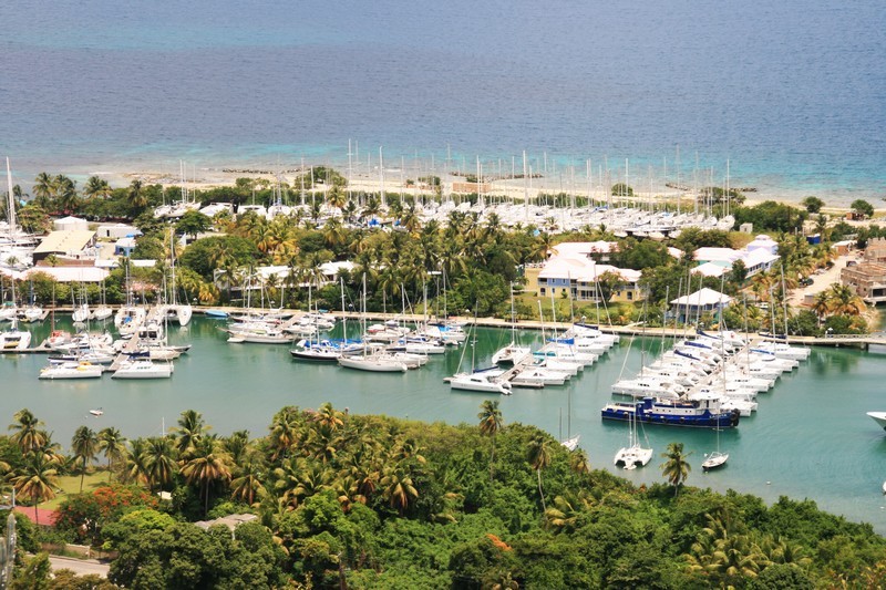 Yachts at rest at Nanny Key, Tortola