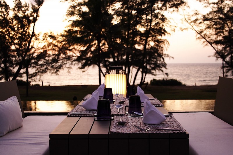 Stylish dining area at SALA Phuket