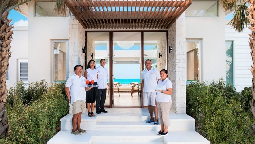 The Staff at Sentosa Villa in Turks and Caicos