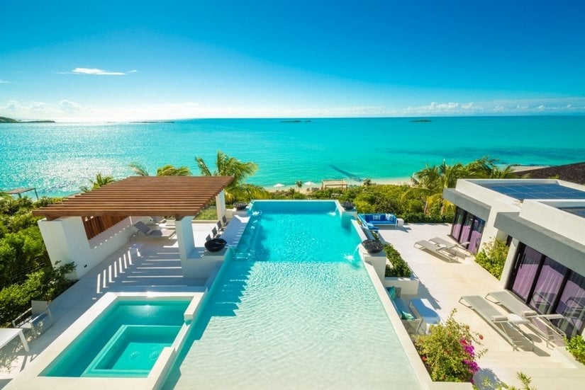 The View from Wind Chime Villa in Turks and Caicos