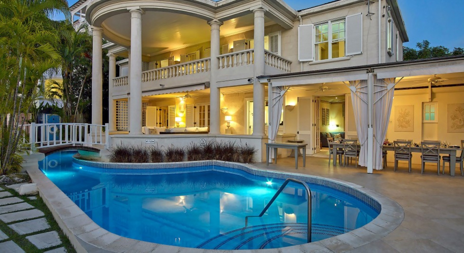 New Mansion Villa Paynes Bay Beach Villa Barbados