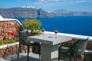 The private terrace at Villa Aurora Grace