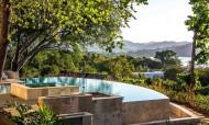 Infinity Pool overlooking the steaming green jungle from Casa Cameleon