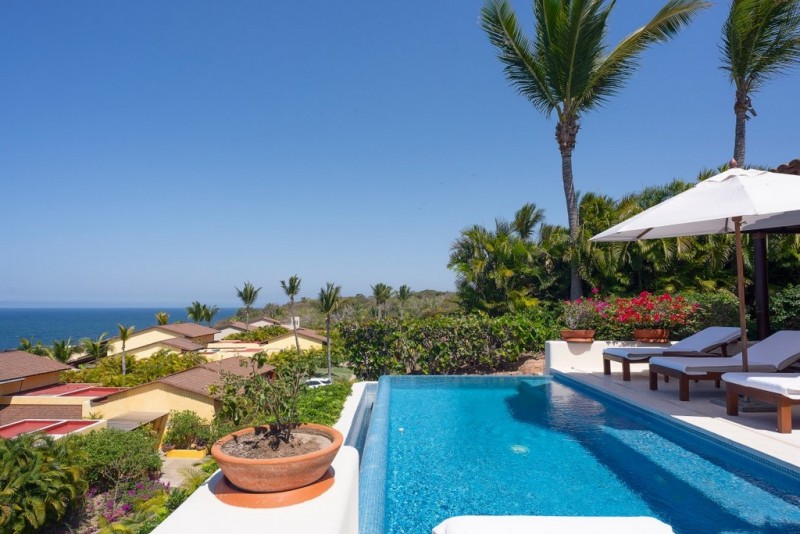 View of pool area at Avanti in Four Seasons Punta Mita