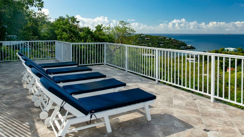 Views from Cay Syrah villa.