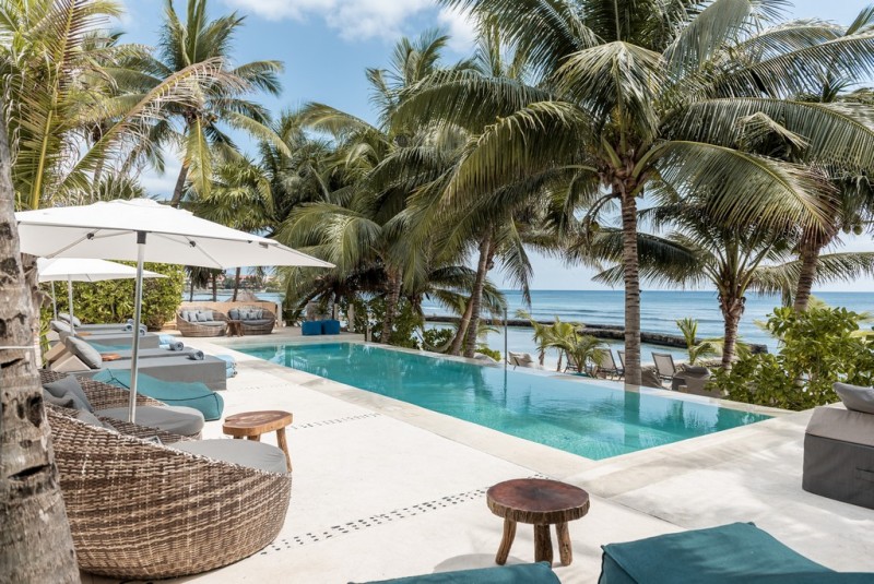 Pool and Beach areas at Hacienda del Mar in Mexico