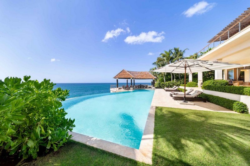 Pool area at Punta Minitas 32 in Casa de Campo, DR